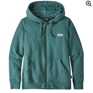 Women’s Patagonia Ahnya Full Zip Up Hoodie in Pastel Green. Size Large